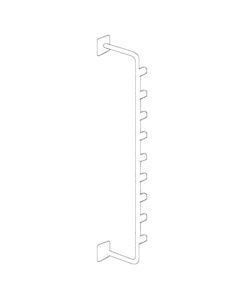 36" Acrylic Eyewear Display Rods, for Slatwall