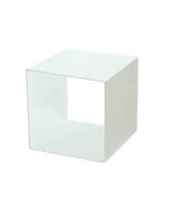 White, Frosted Cube Display