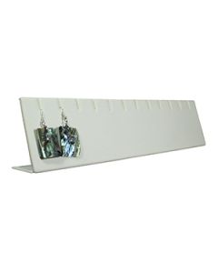 White, Pendant/Earring Angled Display