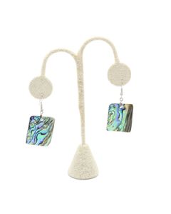 Linen Earring Display, 5.25"H