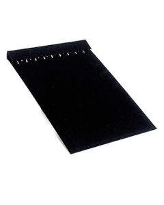 Necklace Jewelry Board for Slatwall, Black Velvet, 9.5" x 13.875"