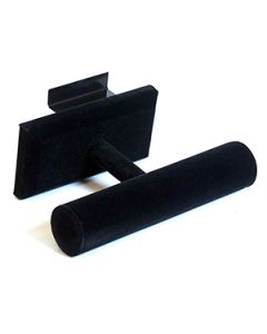 Bracelet or Necklace Display for Slatwall, Black Velvet, 7.5" x 4.875"