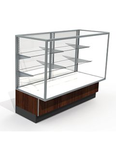 48", Mirror Doors, Full Vision Showcases