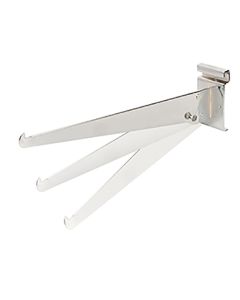 14" Black, Gridwall Adjustable Brackets