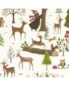 Christmas Woods , Christmas Gift Wrap, 30" x 417'