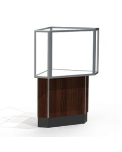 Corner Display Cases, use with Half Vision Case with Lights