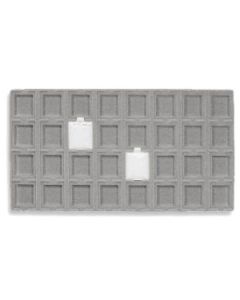 Jewelry 15 Compartment Tray Liner, Black