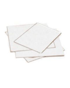 Flat Corrugated White Pads, 12" x 12"