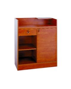 36", Cherry/Gold Frame, Cash Wrap Cabinet 