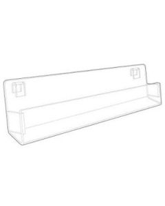 Acrylic J-Racks For Gridwall, 23-3/4" Closed Ends