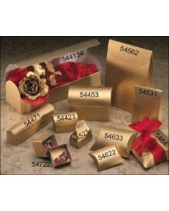 1 Bottle Carrier, Matte Gold Linen Gift Box