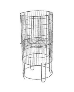 Collapsible Round Bin Display, Black