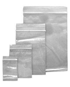 Clear Zipper Reclosable Poly Bags, 3" x 6"