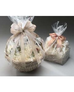 Clear Polypropylene Basket Bags