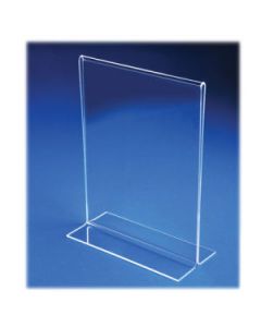 Acrylic Two Sided, Bottom Loading Sign Holder, 11" x 8-1/2"