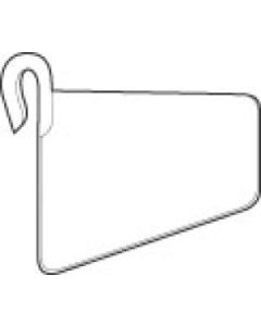 Acrylic J Rack Divider, Molded