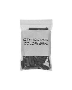 Clear Zipper 2 Mil Reclosable Poly Bags with Writing Block, 2" x 3"