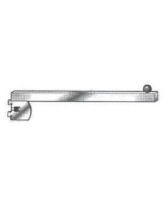12", Straight Faceout with Metal Lock Nut