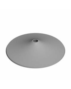 11" White, Round Counter Base