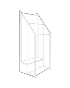 1-Pocket Acrylic Brochure Holders for Countertop, 7.5" x 9"