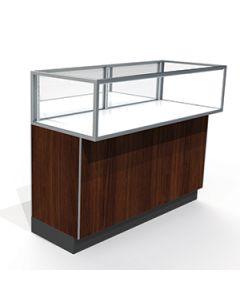 48", Mirror Doors, Jewelry Display Showcases with LED Strip Lights, Locks