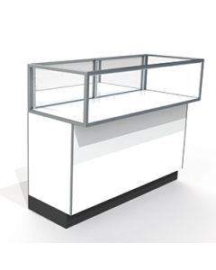 48", Mirror Doors, Jewelry Display Showcases