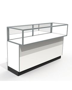 60", Mirror Doors, Jewelry Display Showcases with Lights, Locks