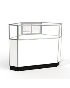 Mirror Doors, Rear Access Corner Display Cases, for Jewelry Showcase