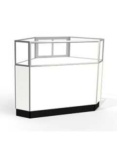 Laminate Doors, Rear Access Corner Display Cases, for Jewelry Showcase