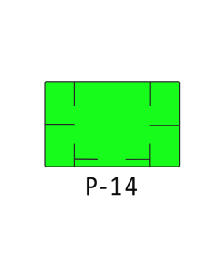 Fluorescent Green, Primark P 14 Labels