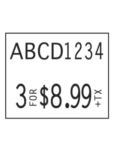 Monarch 1136 Labels, White
