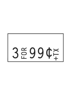Monarch 1110 Labels, White