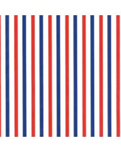 Dots & Stripes Gift Wrap, Red & Blue Stripe, around the roll