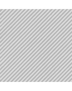 Metallic & Foil Gift Wrap, Silver Diagonal Stripe 
