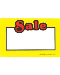 Yellow Sale Square, Sign Cards