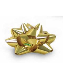 3/4" Gold, Glitter Star Bows