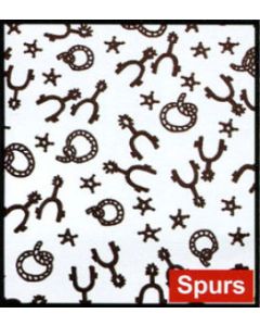 Spurs, Western Printed Tissue Paper