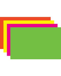 Assorted Fluorescent, Blank Sign Cards