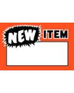 Red/Black NEW item, Sign Cards, 7" x 11"