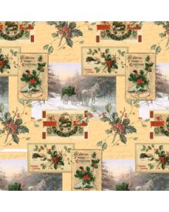 Christmas Western Gift Wrap, Christmas Wishes