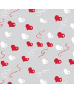 Heart Strings, Printed Polypropylene bags, 5" x 3" x 11 1/2"