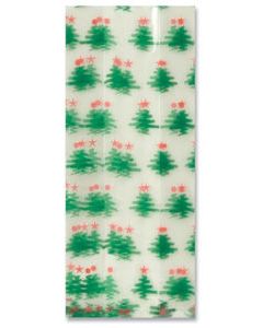 Green Trees, Printed Polypropylene bags, 5" x 3" x 11 1/2"