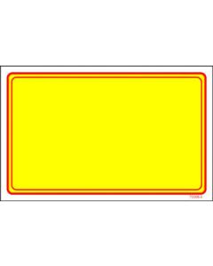 Yellow w/ Red Border, Sign Cards