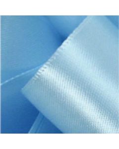 Light Blue, Single Faced Satin Ribbon