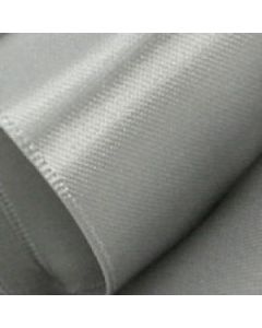 Silver, Single Faced Satin Ribbon