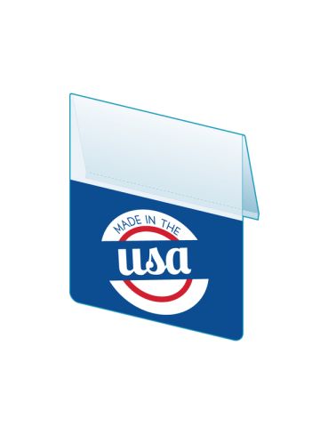 Made In USA Shelf Talker, 2.5"W x 1.25"H