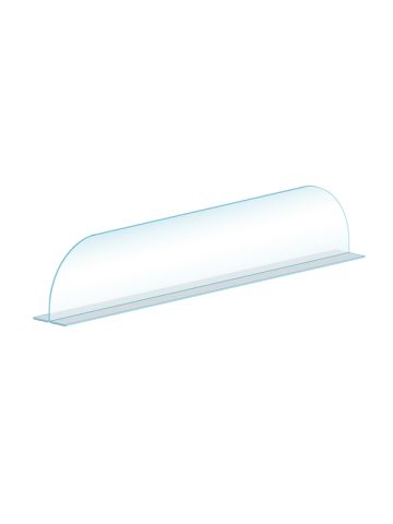 Shelf Divider 2-in-1, 3"H, Clear