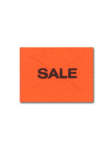 Red "Sale", 2 Line Garvey 22 Labels