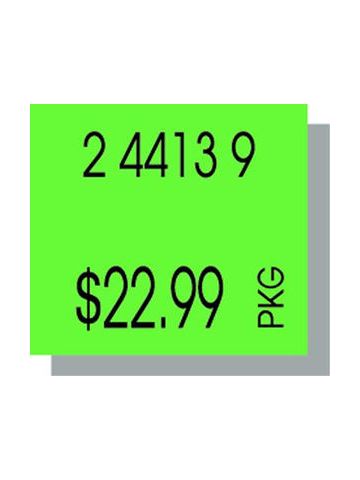 PB216 Labels, Fluorescent Green