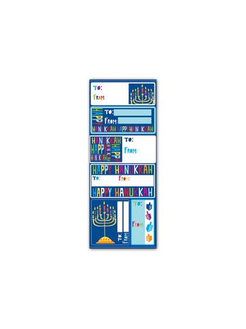 Label Sticker Sheets, Happy Hanukkah Collection